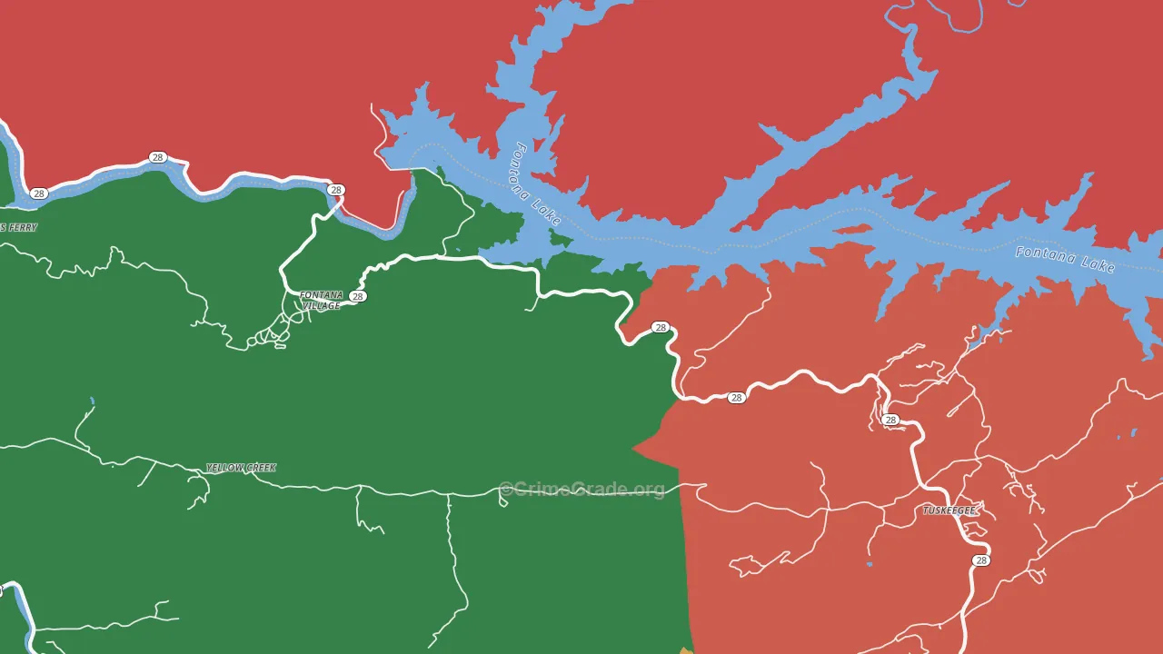 28733, NC Map of Theft Rates