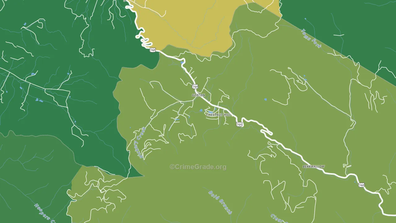 28735, NC Map of Theft Rates