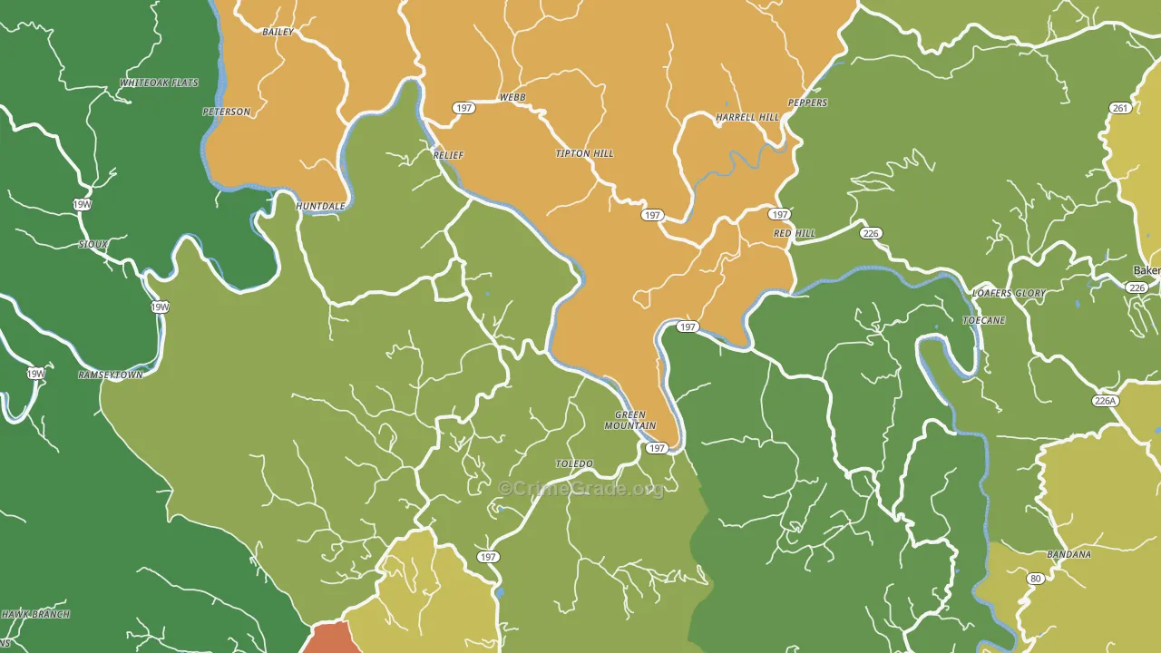 28740, NC Map of Theft Rates
