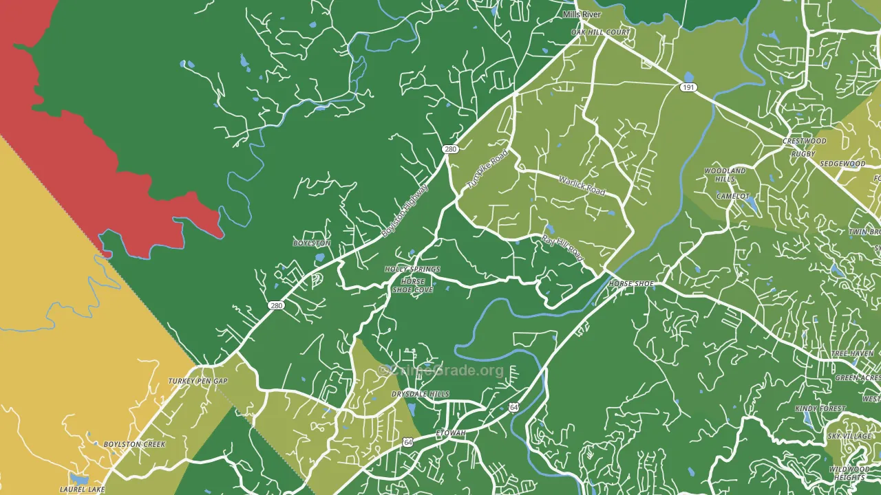 28742, NC Map of Theft Rates
