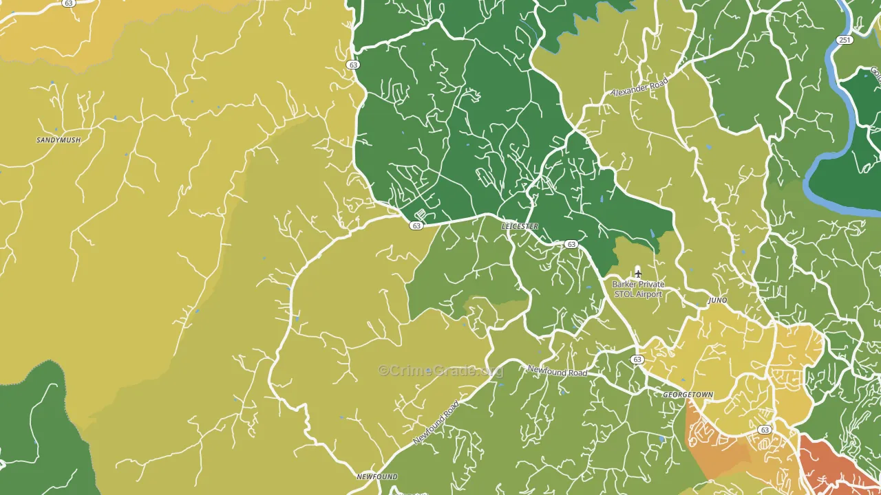 28748, NC Map of Theft Rates
