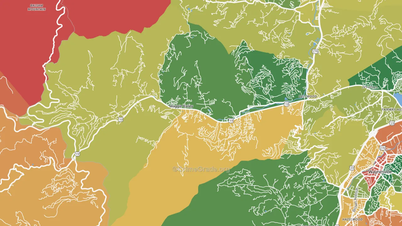 28751, NC Map of Theft Rates