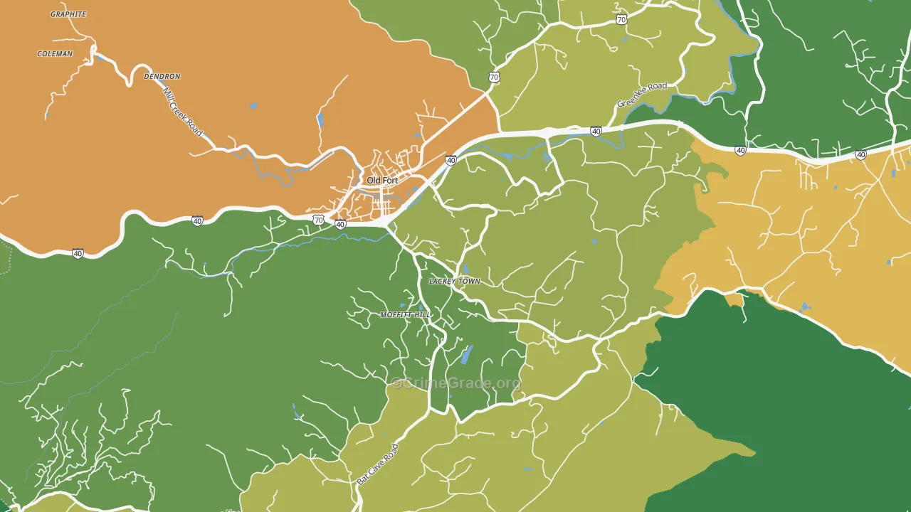 28762, NC Map of Theft Rates