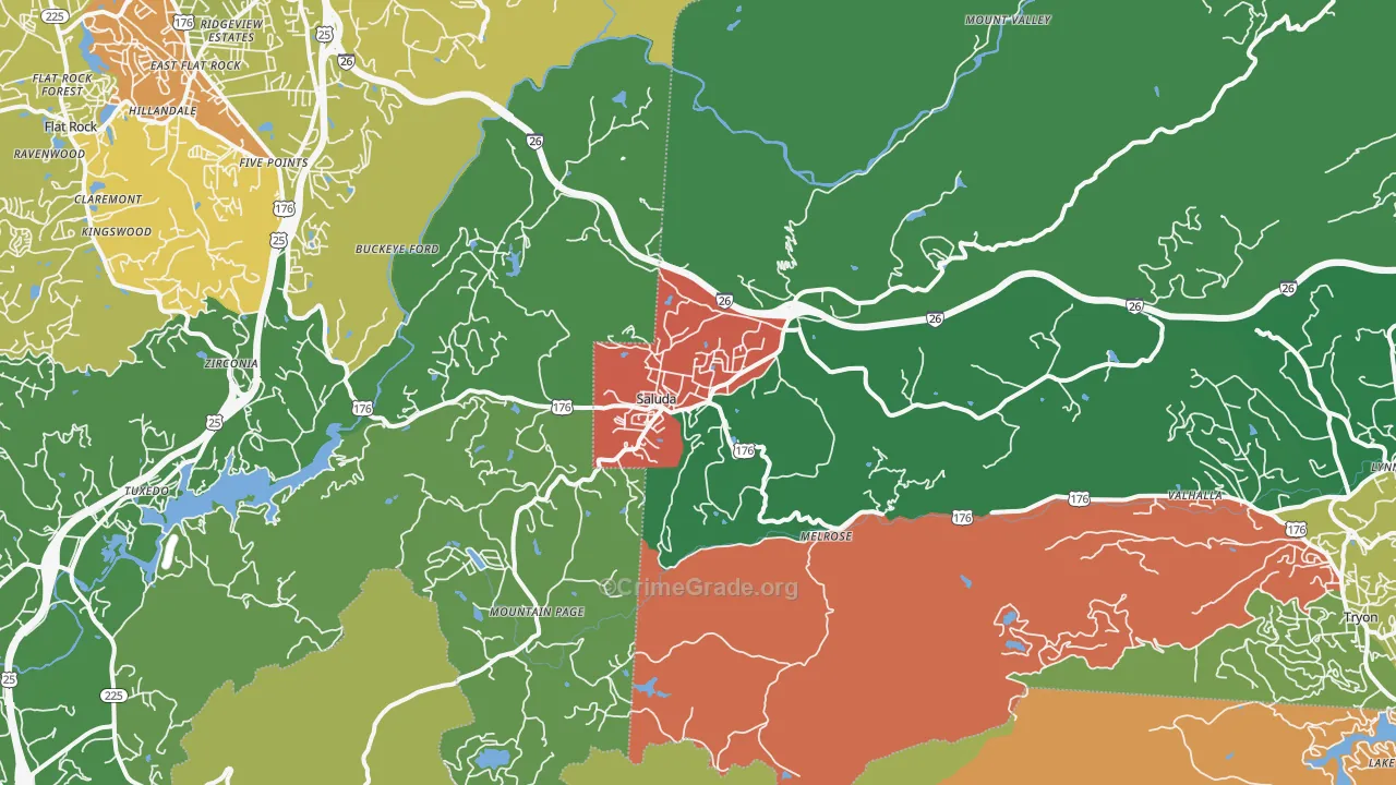 28773, NC Map of Theft Rates