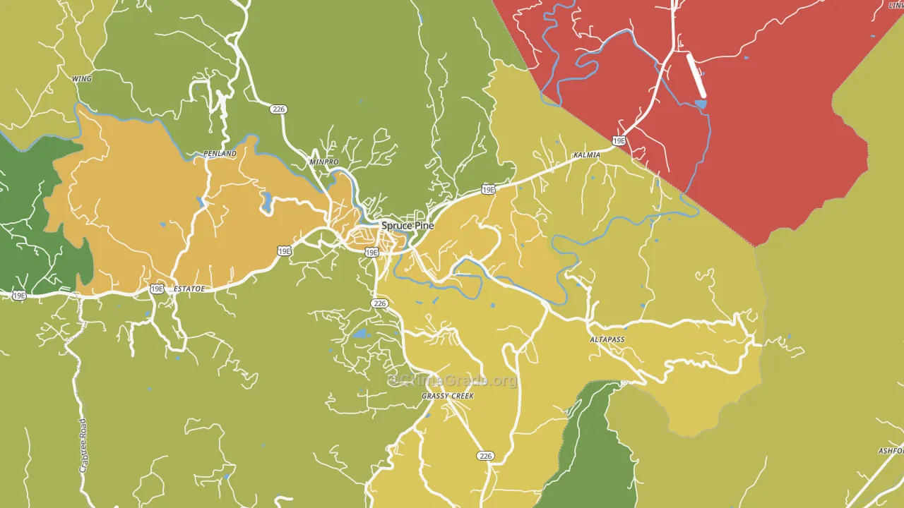 28777, NC Map of Theft Rates