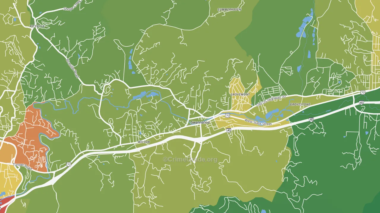 28778, NC Map of Theft Rates