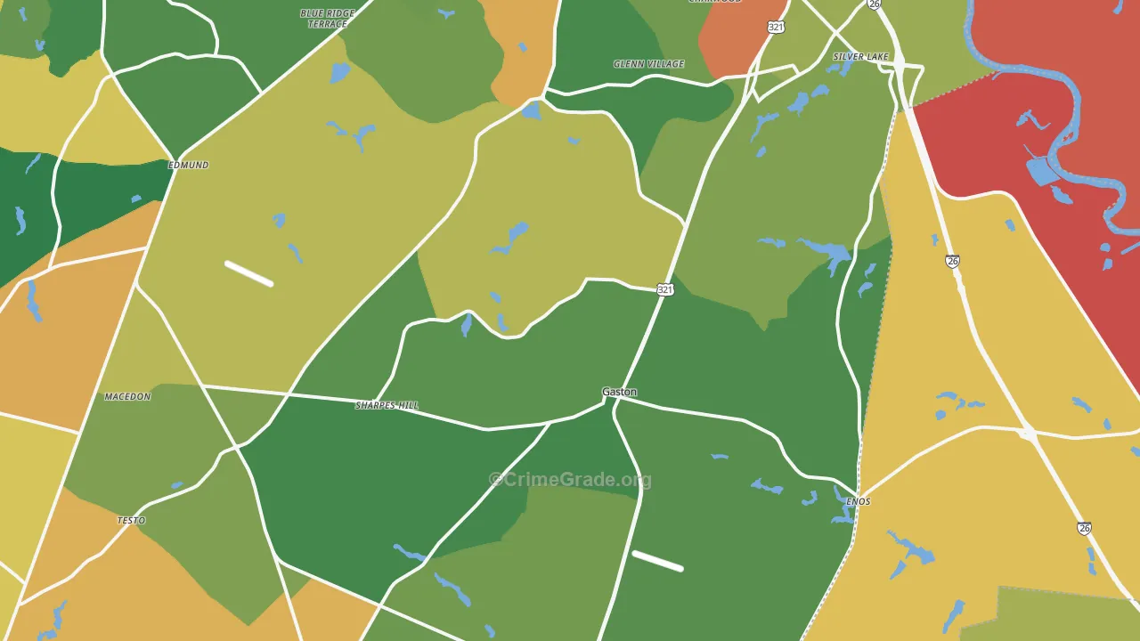 29053, SC Map of Theft Rates