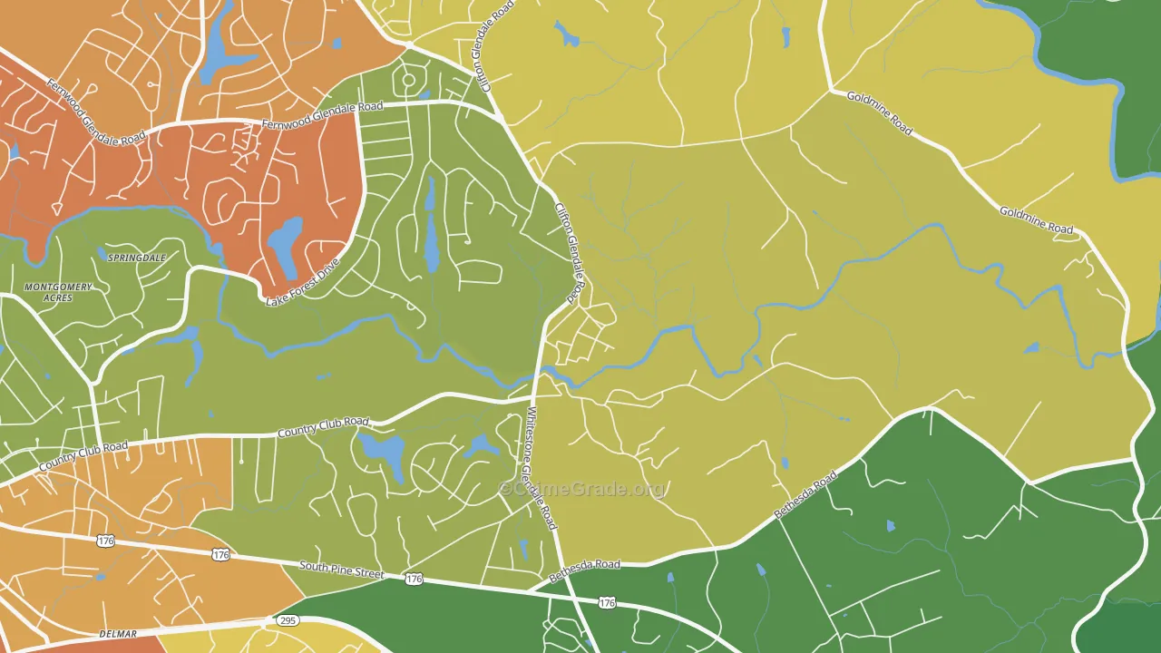 29346, SC Map of Theft Rates