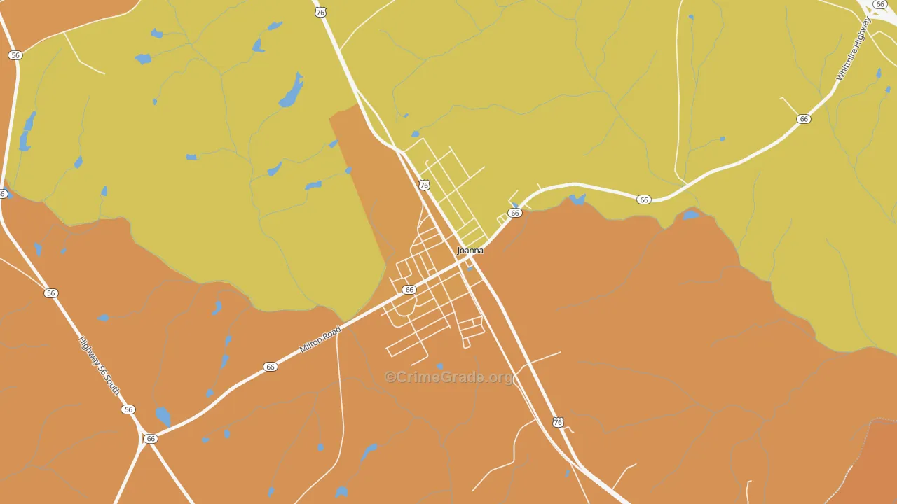 29351, SC Map of Theft Rates
