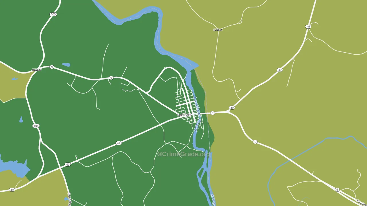 29364, SC Map of Theft Rates