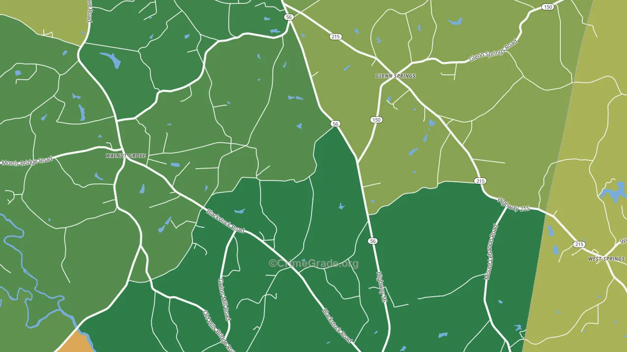 29374, SC Map of Theft Rates