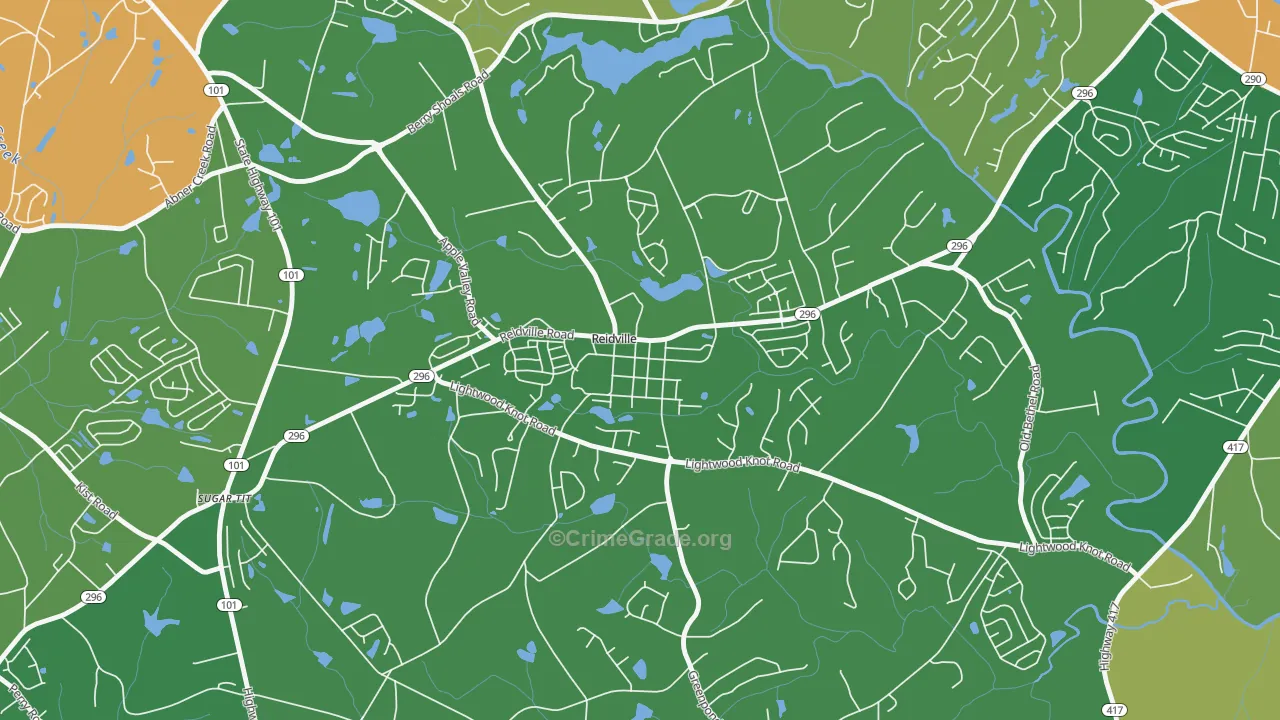 29375, SC Map of Theft Rates