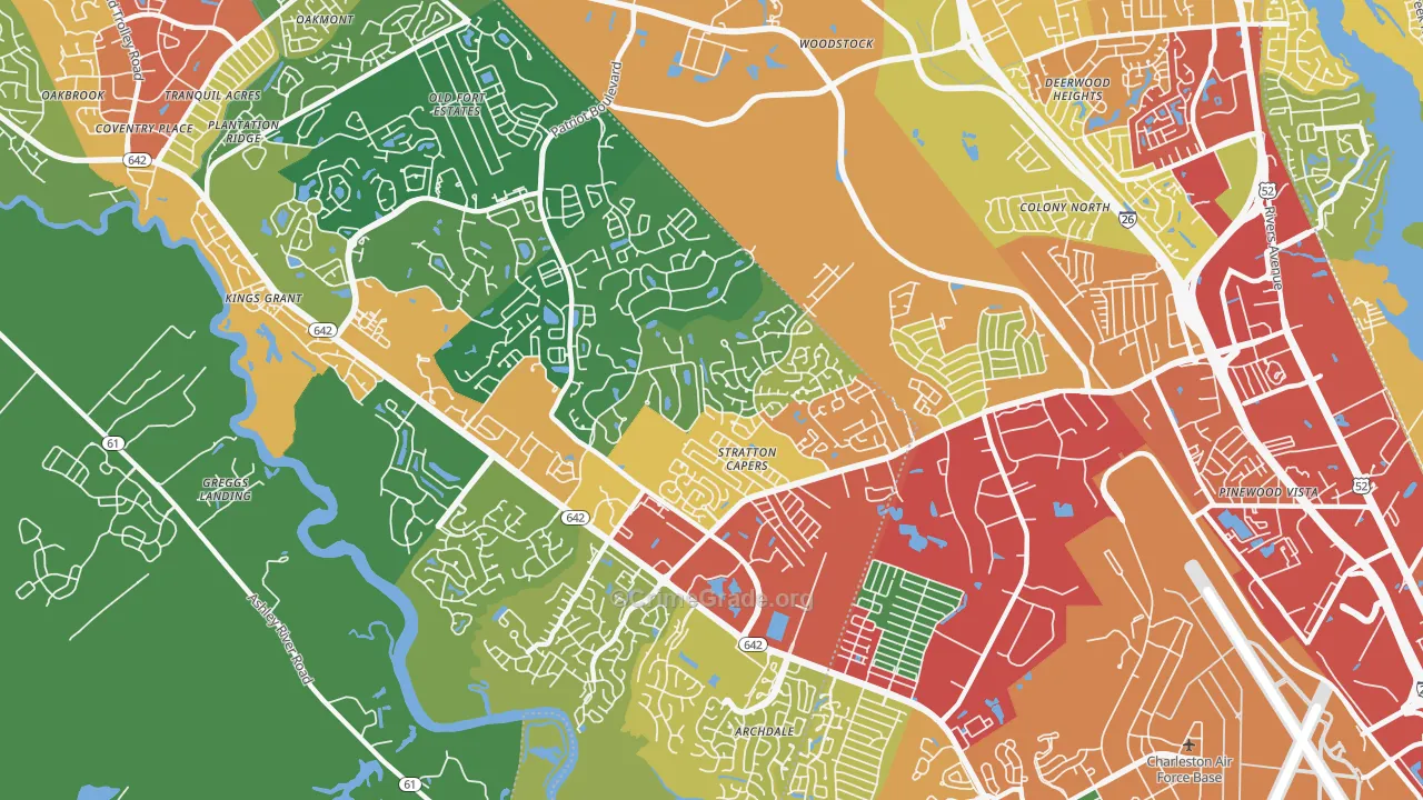 29420, SC Map of Theft Rates