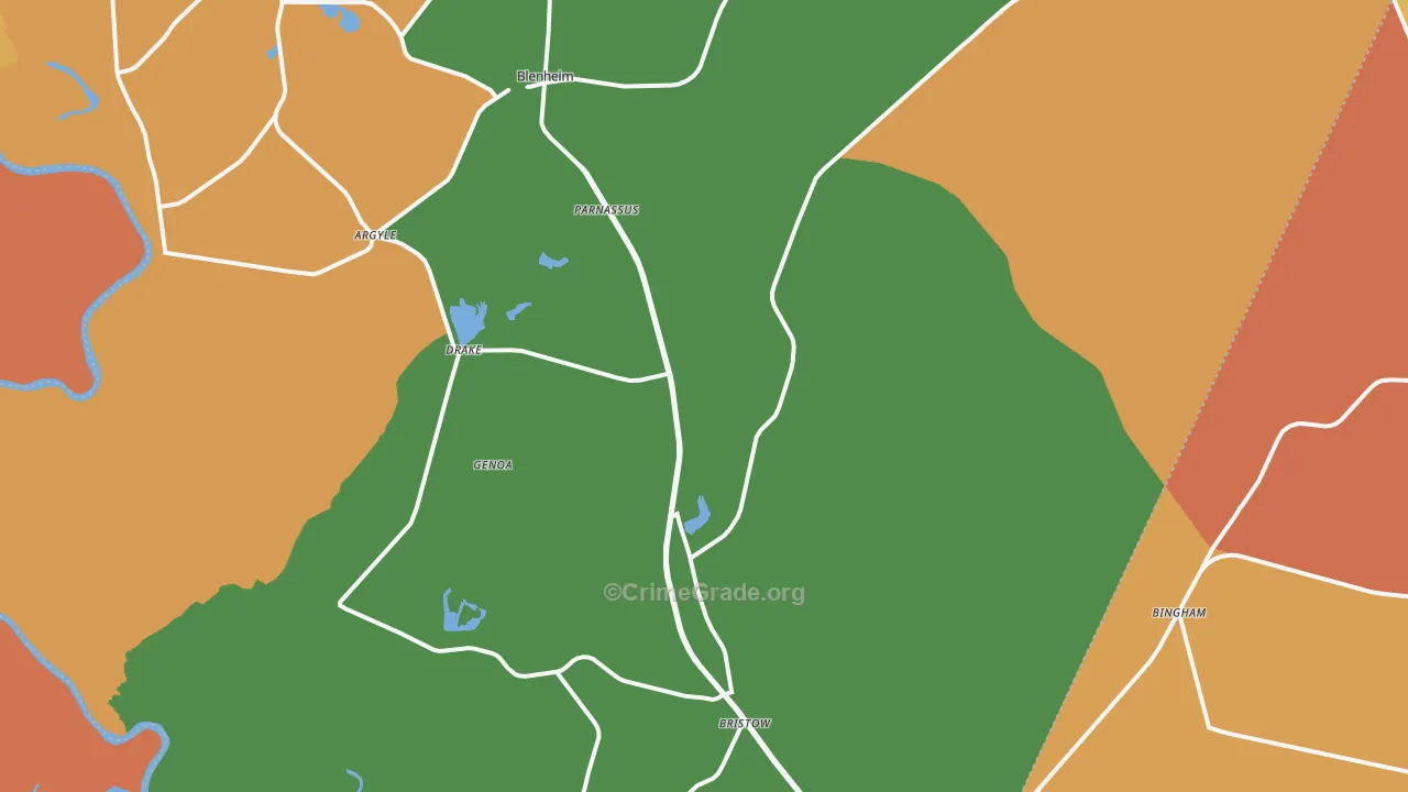 29516, SC Map of Theft Rates