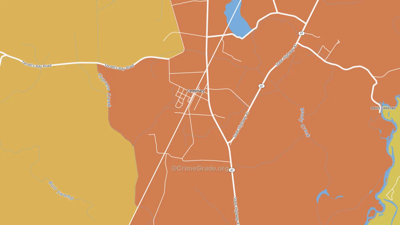 29519, SC Map of Theft Rates