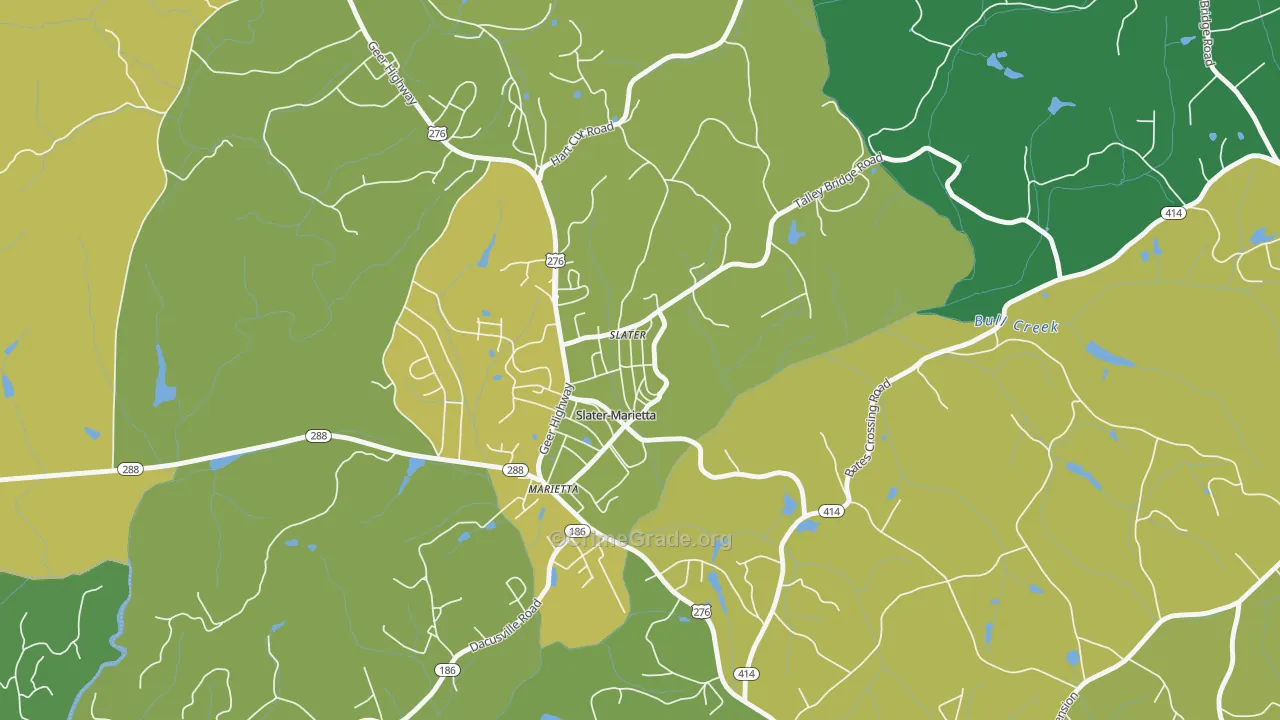 29683, SC Map of Theft Rates