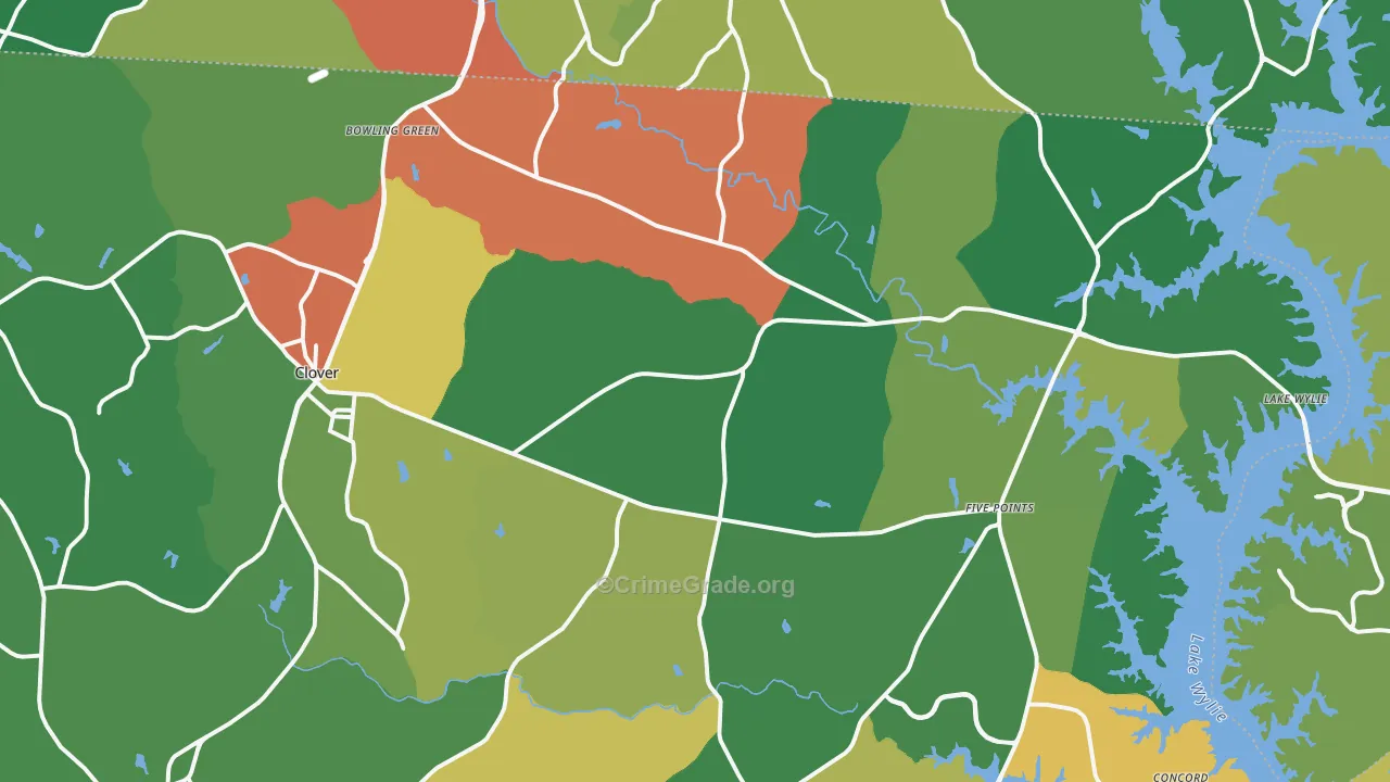 29710, SC Map of Theft Rates