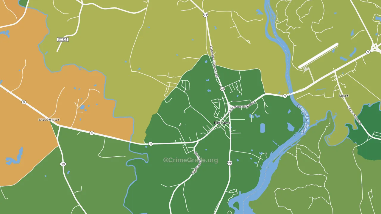 29714, SC Map of Theft Rates