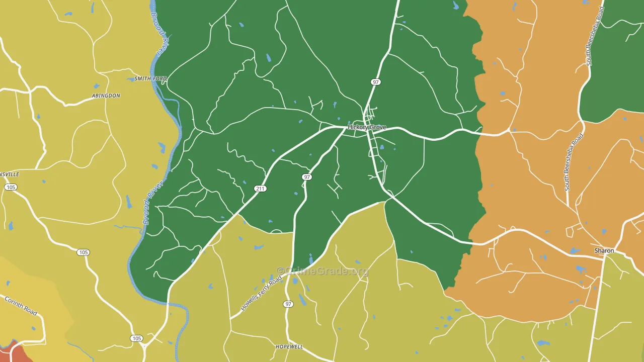 29717, SC Map of Theft Rates