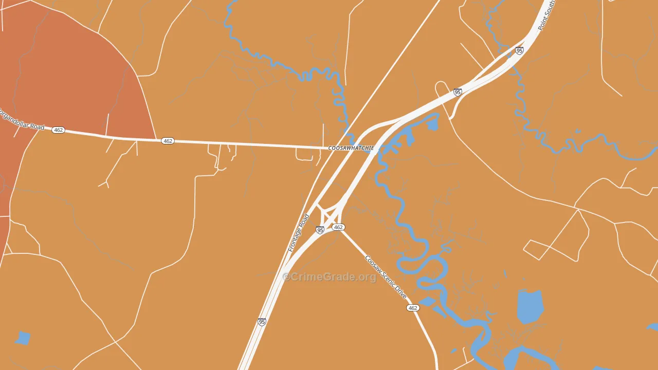 29912, SC Map of Theft Rates