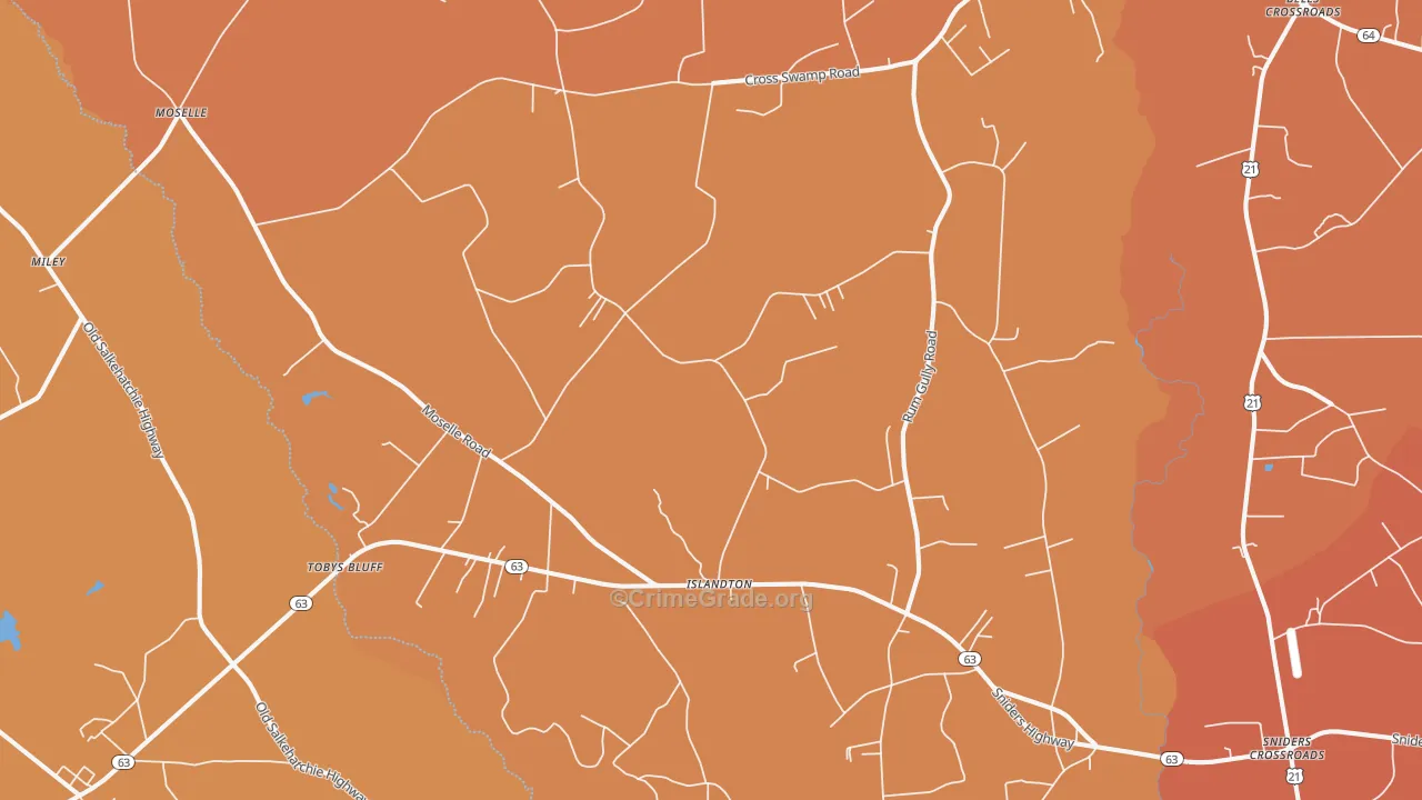 29929, SC Map of Theft Rates