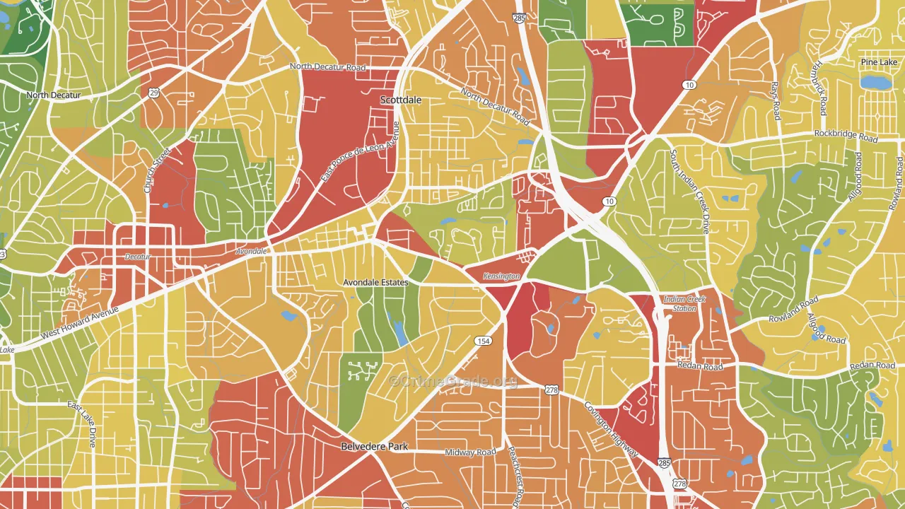 30002, GA Map of Theft Rates