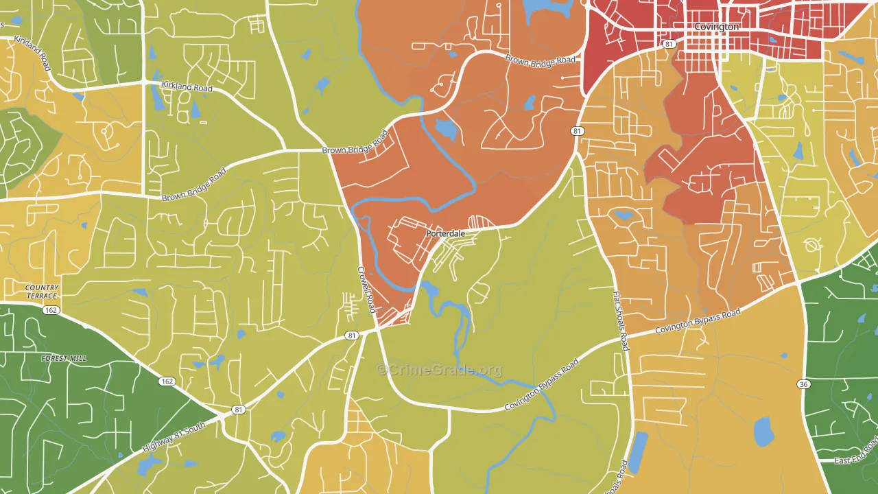 30070, GA Map of Theft Rates