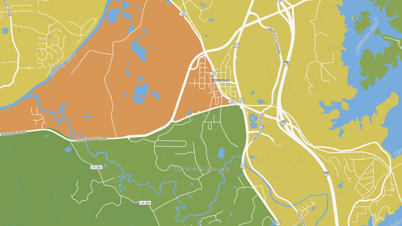 30137, GA Map of Theft Rates