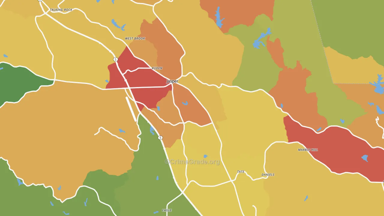 30143, GA Map of Theft Rates