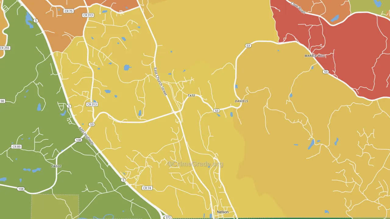 30177, GA Map of Theft Rates