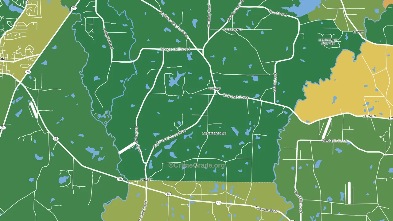 30205, GA Map of Theft Rates