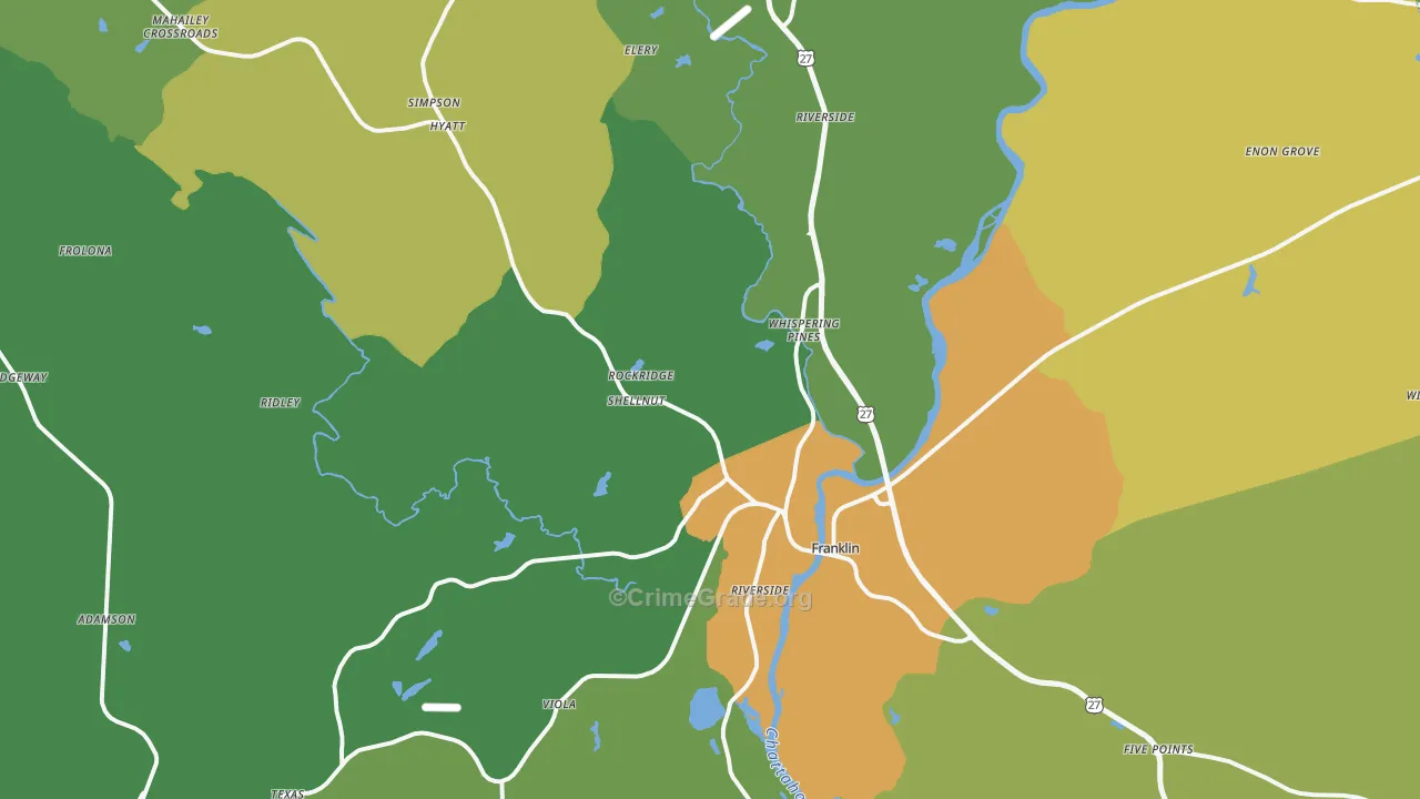 30217, GA Map of Theft Rates