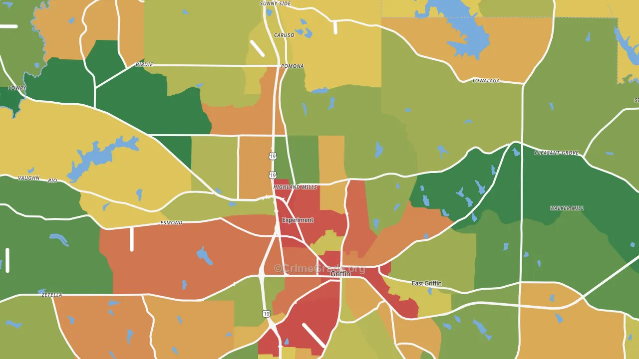 30223, GA Map of Theft Rates