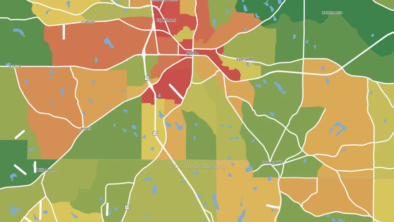 30224, GA Map of Theft Rates