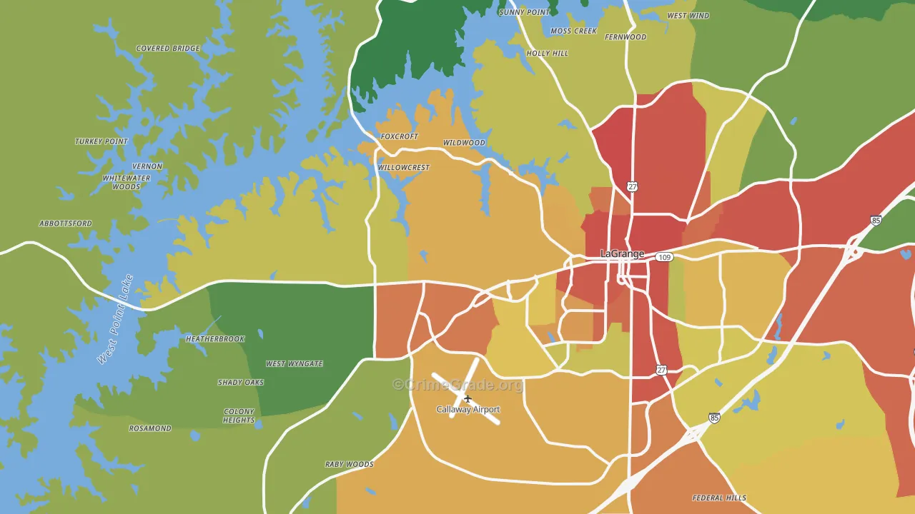 30240, GA Map of Theft Rates
