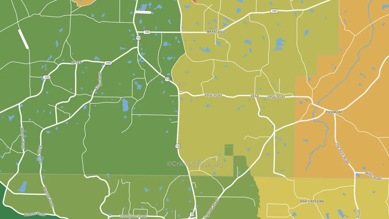 30256, GA Map of Theft Rates