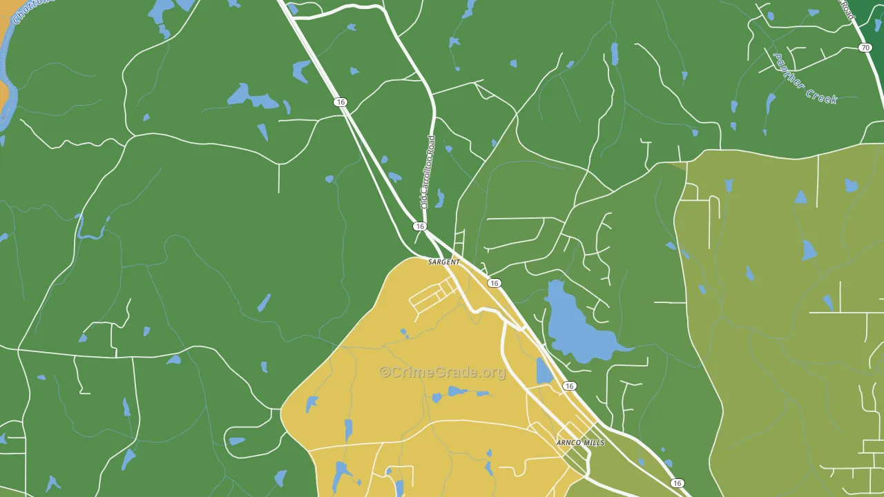 30275, GA Map of Theft Rates