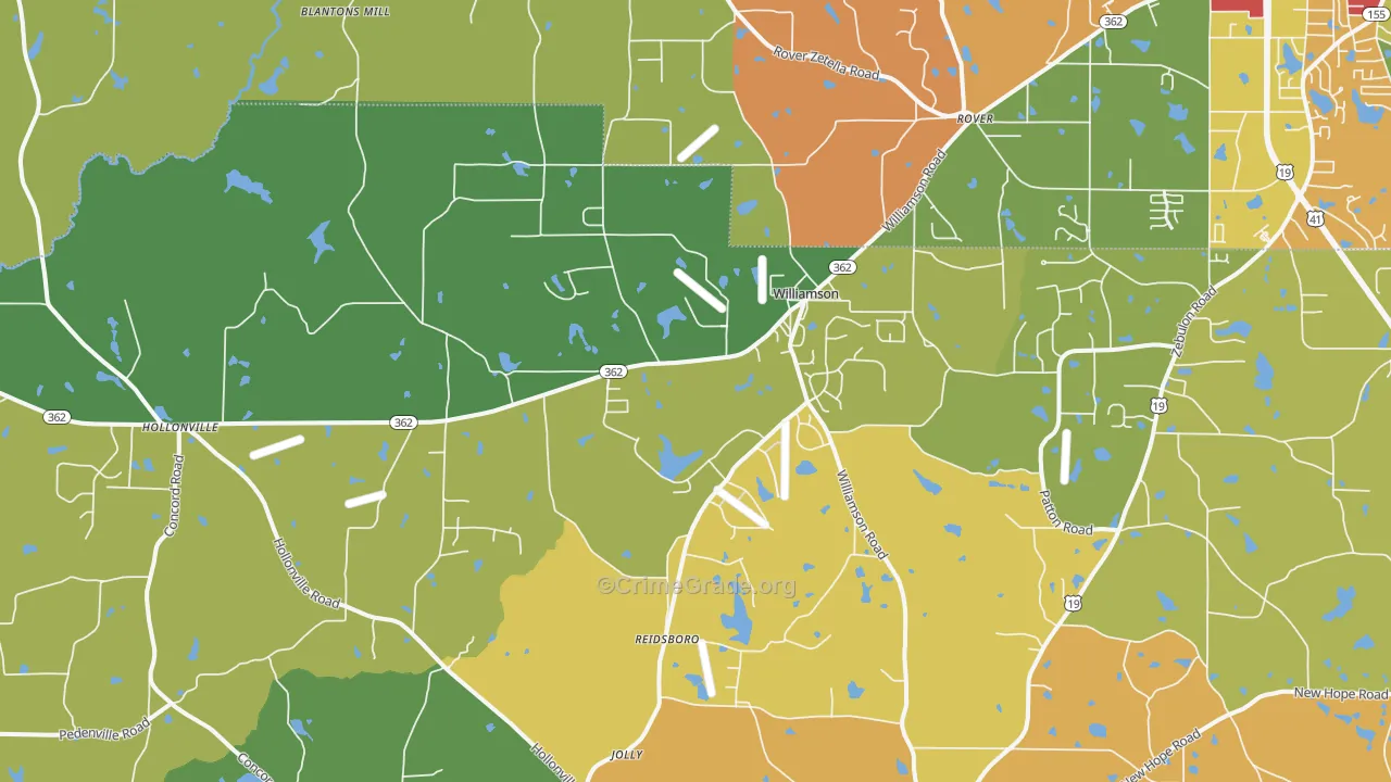 30292, GA Map of Theft Rates
