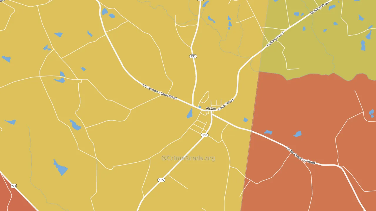 30412, GA Map of Theft Rates