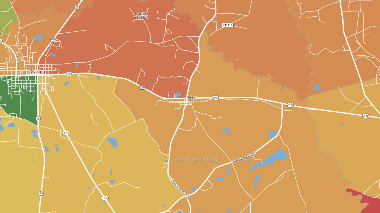 30423, GA Map of Theft Rates