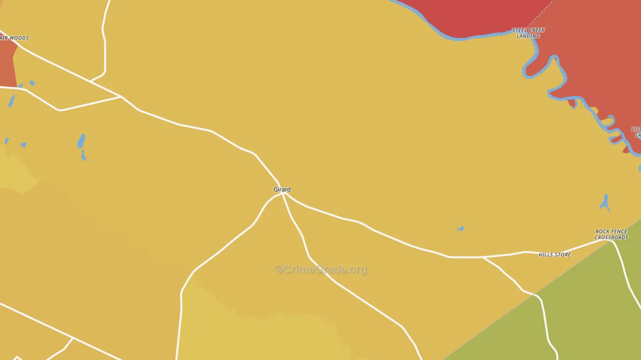 30426, GA Map of Theft Rates