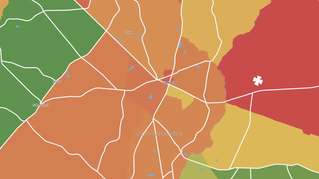 30427, GA Map of Theft Rates