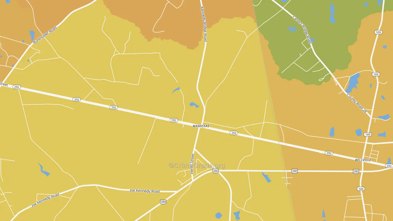 30438, GA Map of Theft Rates