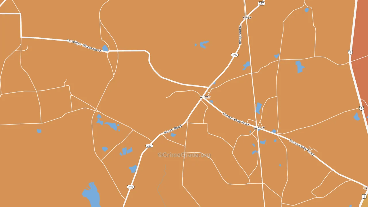 30448, GA Map of Theft Rates