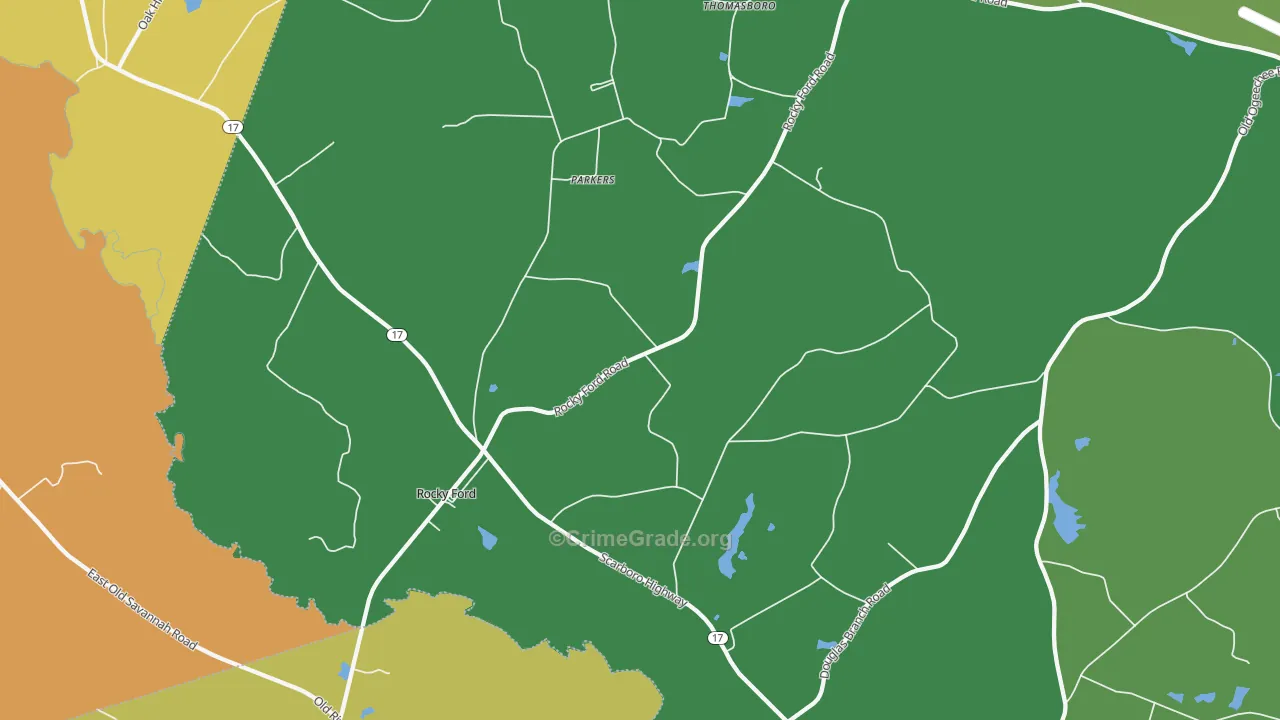 30455, GA Map of Theft Rates