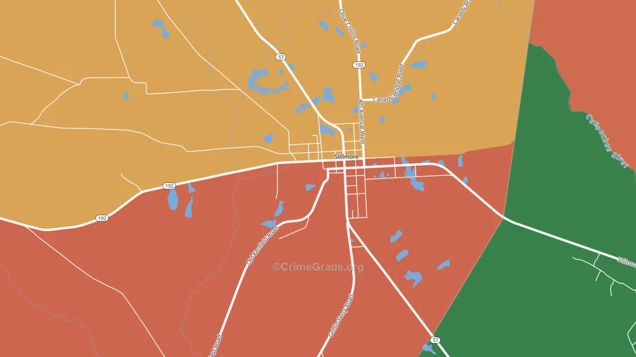 30464, GA Map of Theft Rates