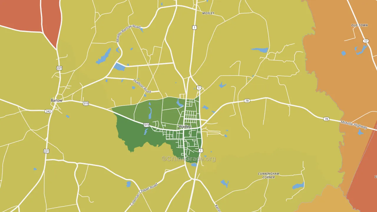 30477, GA Map of Theft Rates