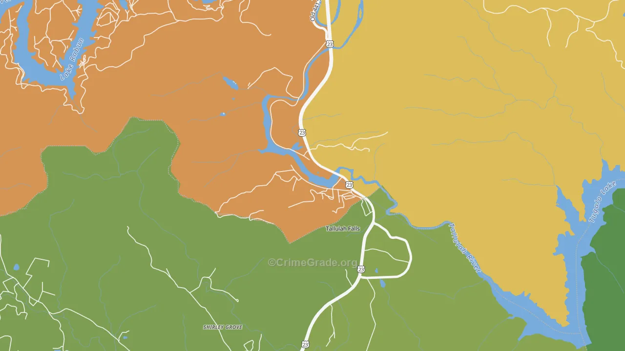 30573, GA Map of Theft Rates