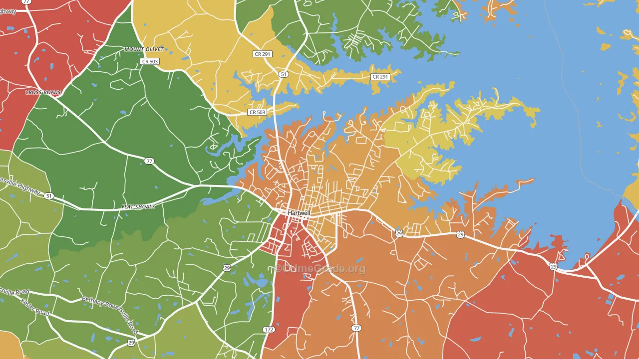 30643, GA Map of Theft Rates
