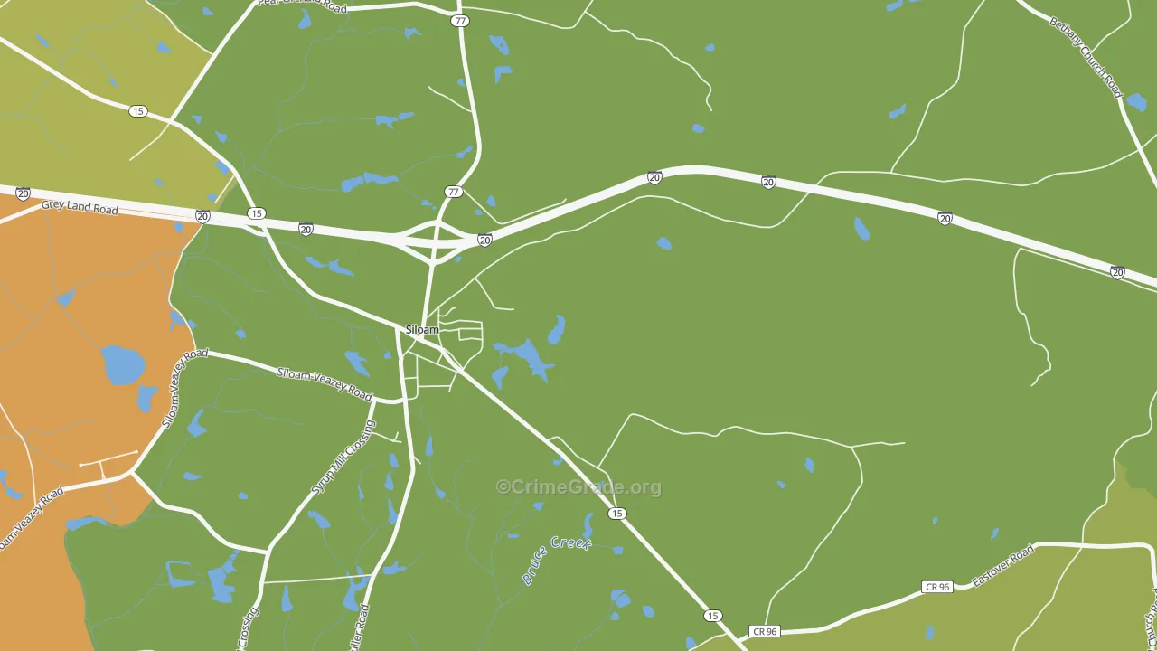 30665, GA Map of Theft Rates